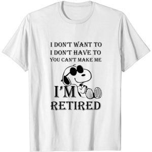 Im Retired Snoopy Unisex Tshirts Gift For Fan
